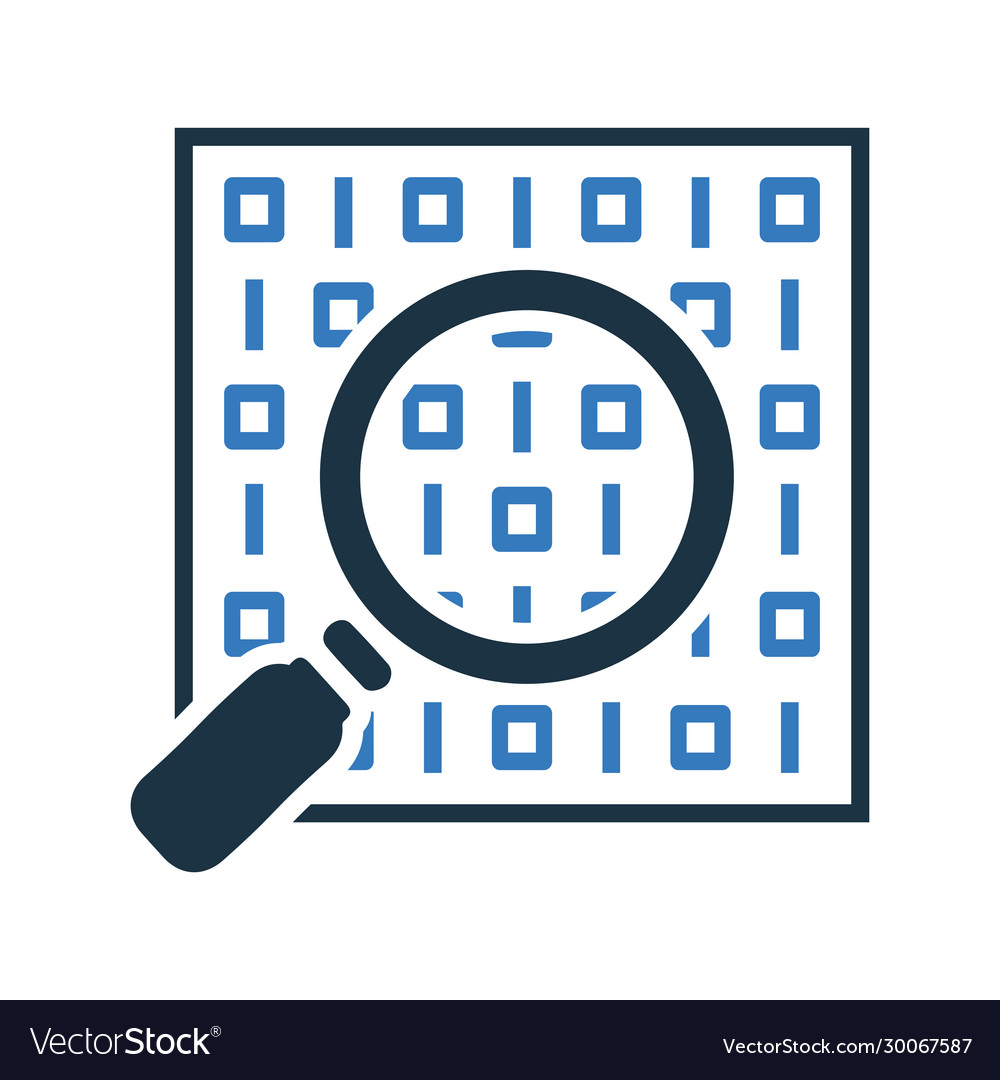 Search code icon find data searching