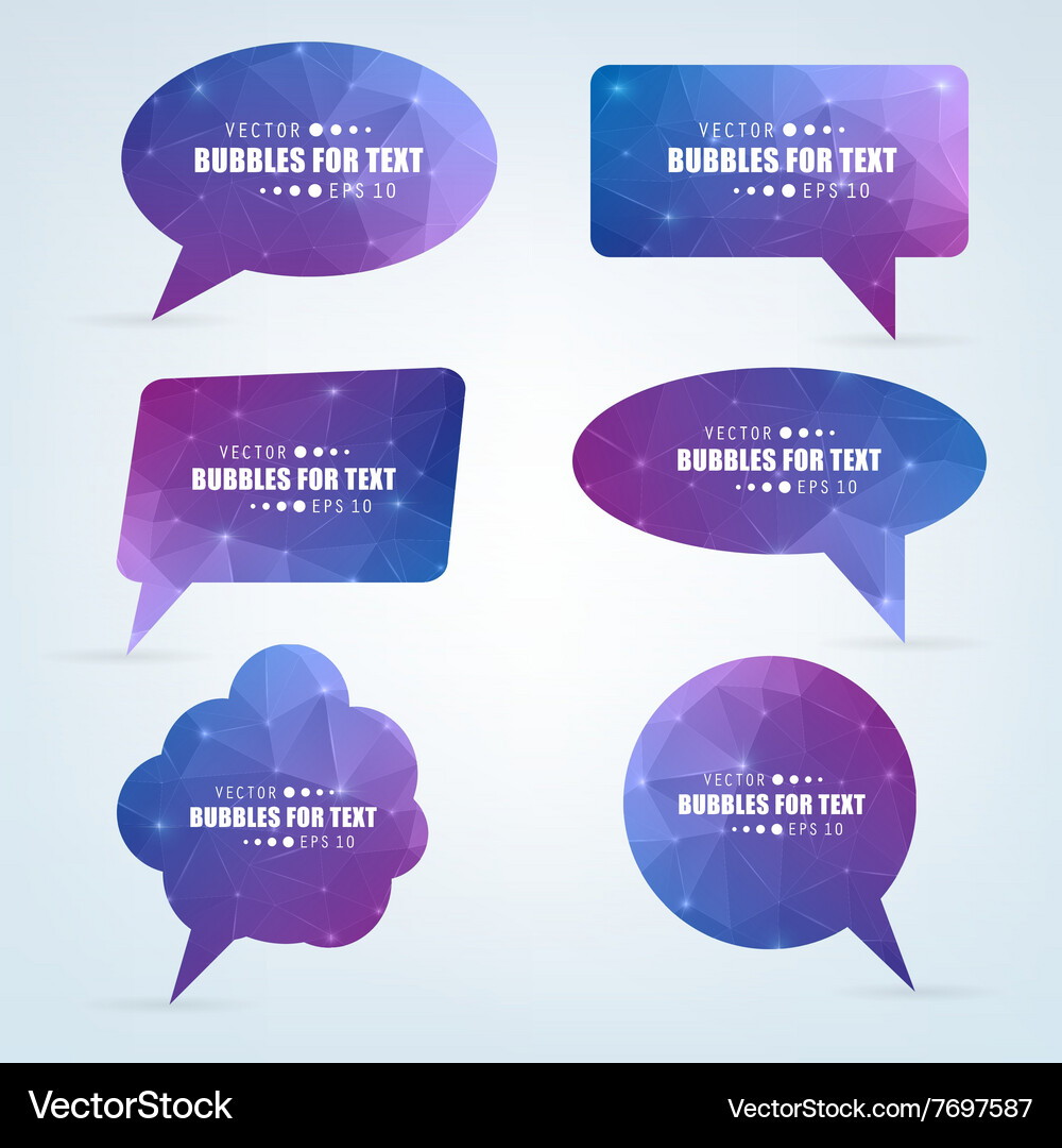 Speech bubble Royalty Free Vector Image - VectorStock