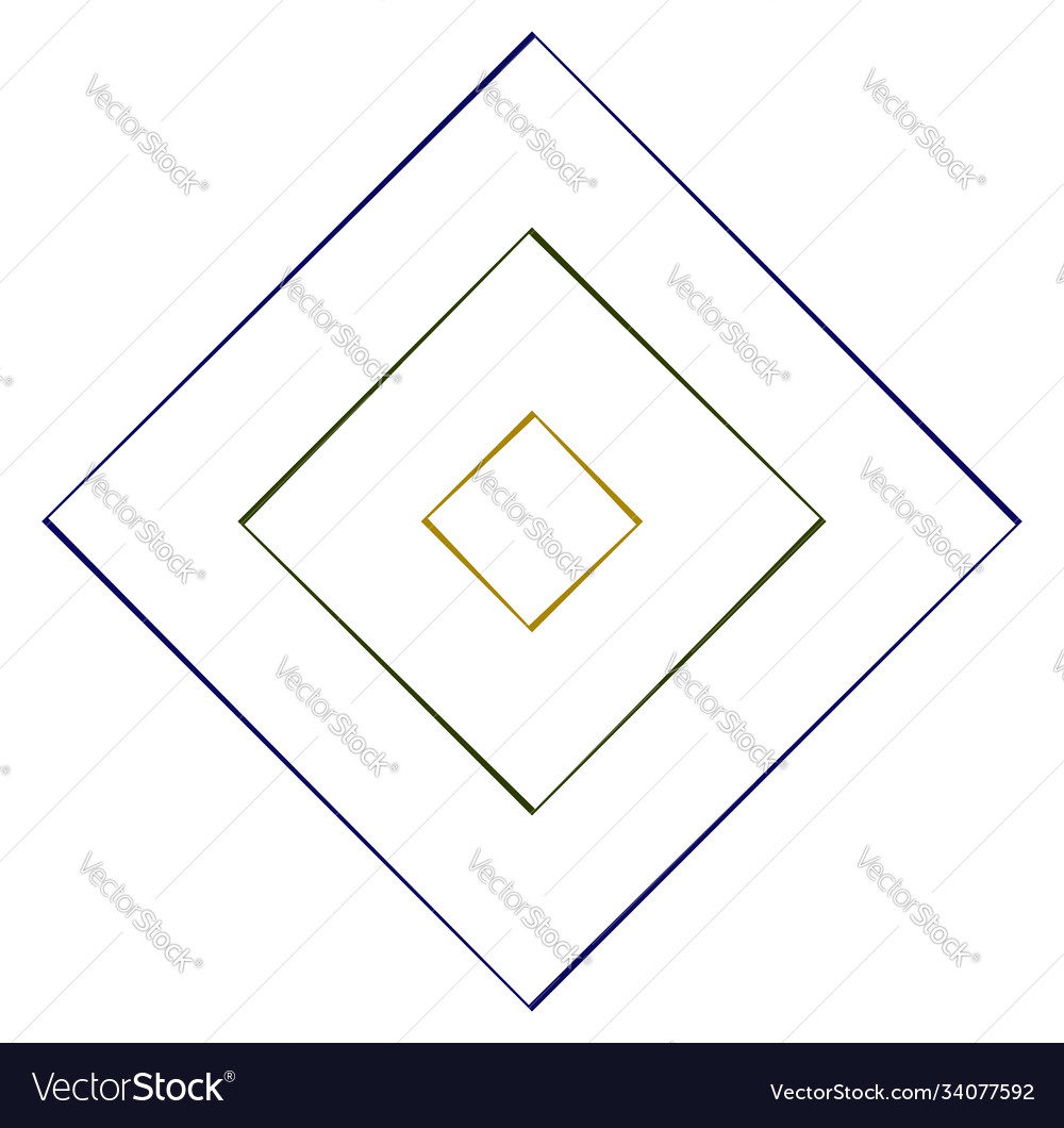 Abstract random geometry shape generative art