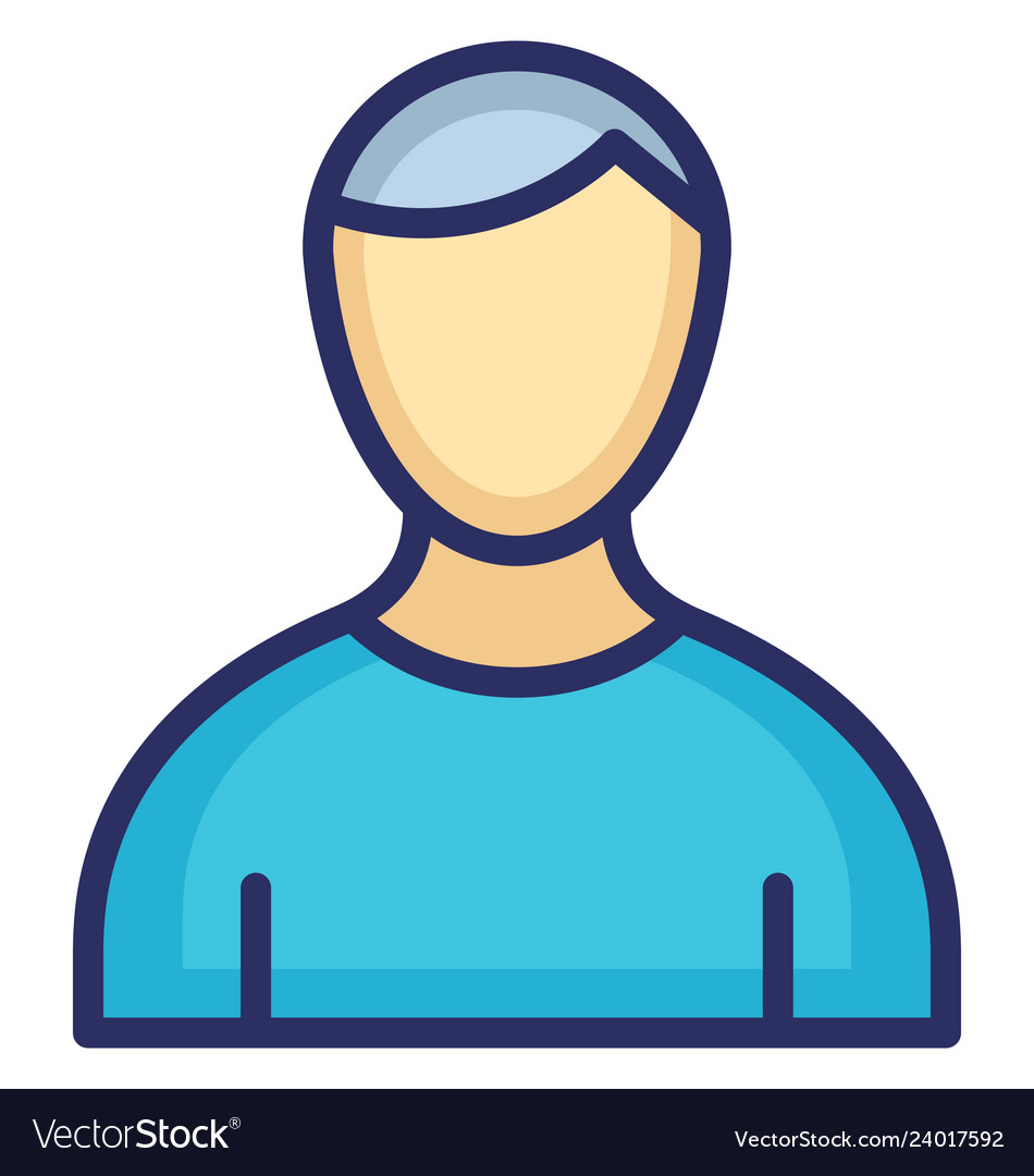 Boy icon which can easily modify or edit