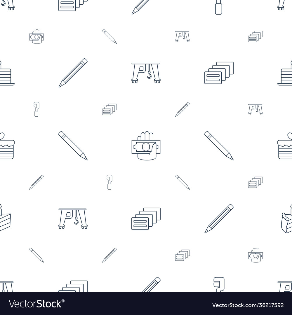 Pictograph icons pattern seamless white background