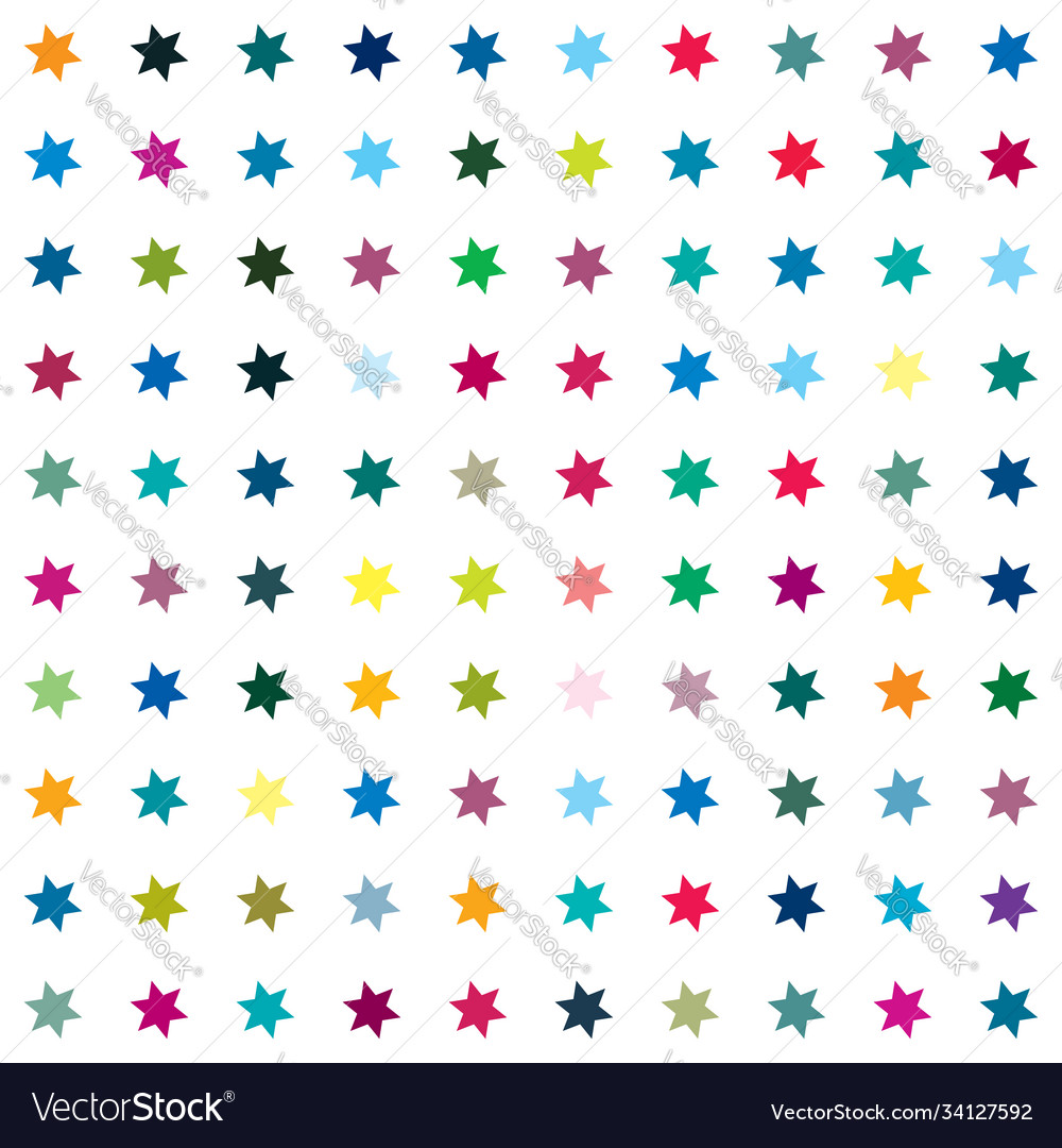 Repeatable star background pattern seamless vector image Repeatable star background pattern seamless