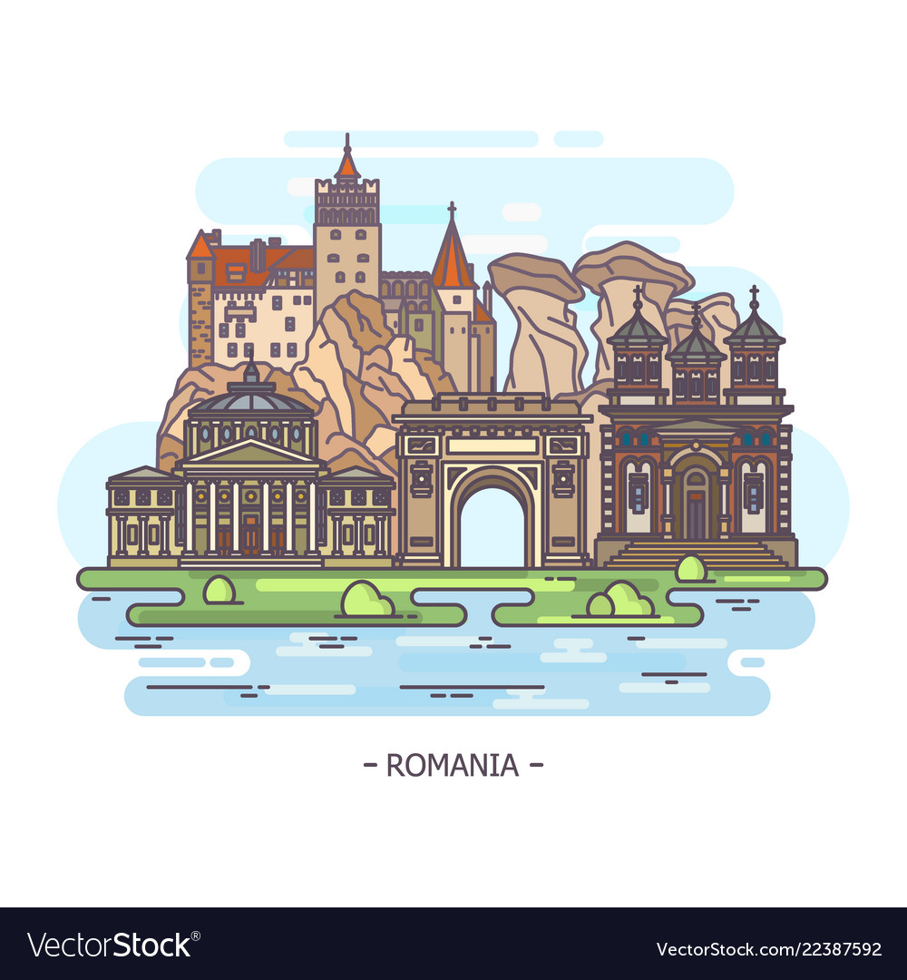 Romania Landmarks - Castles & Buildings