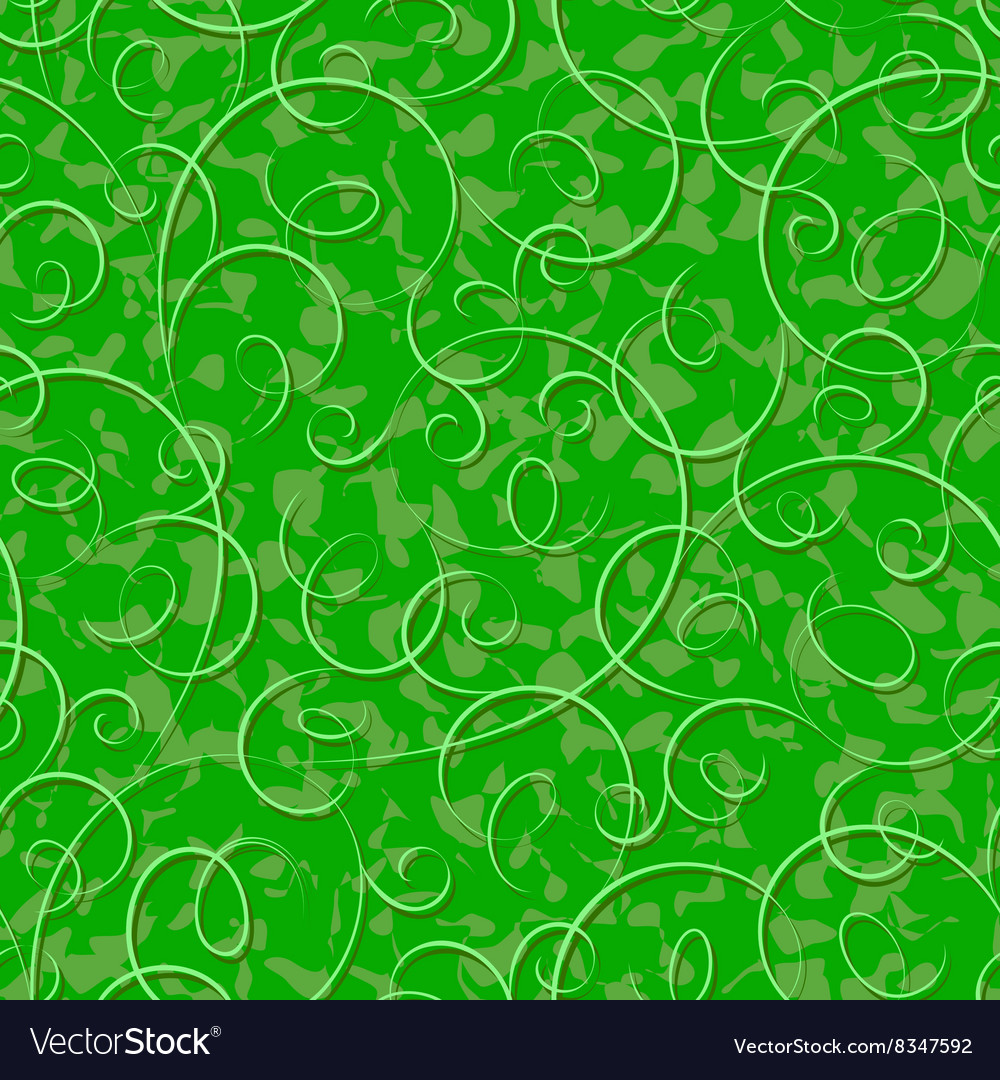 Seamless abstract liana twisted tendril background