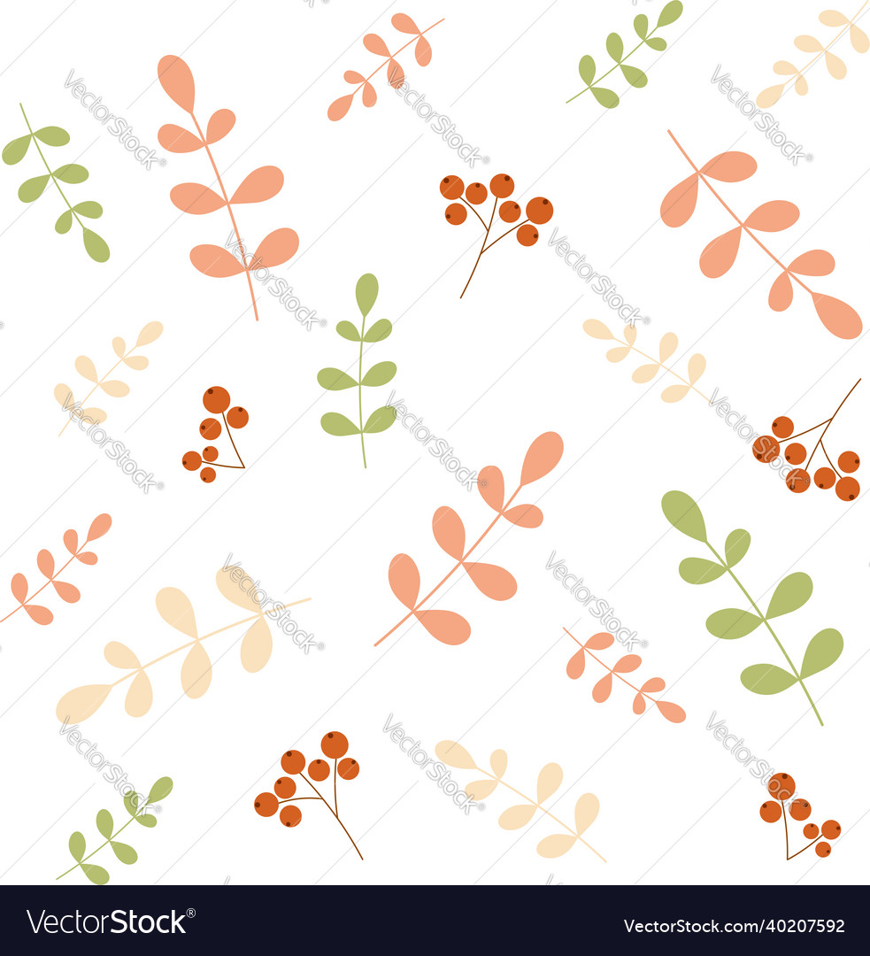 Seamless pattern for background with leaves