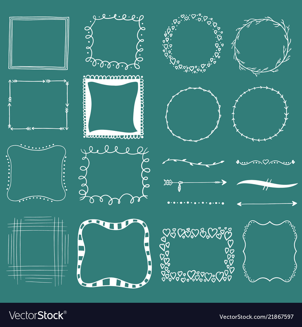 Chalkboard Border Elements