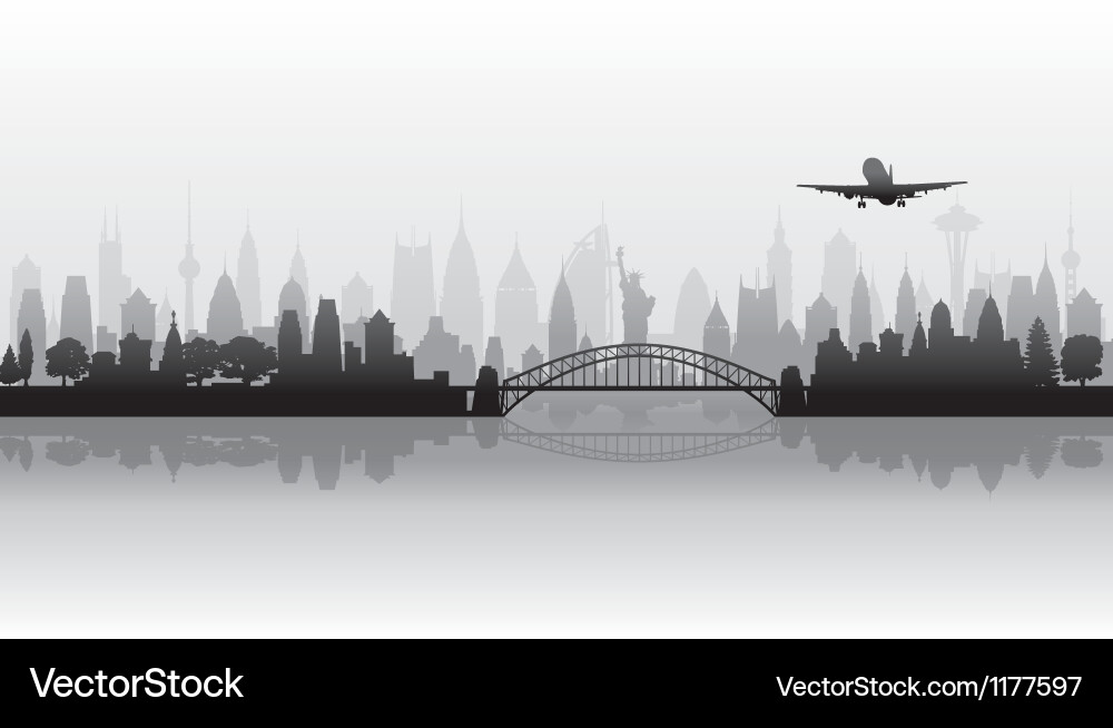 Cityscape background Royalty Free Vector Image