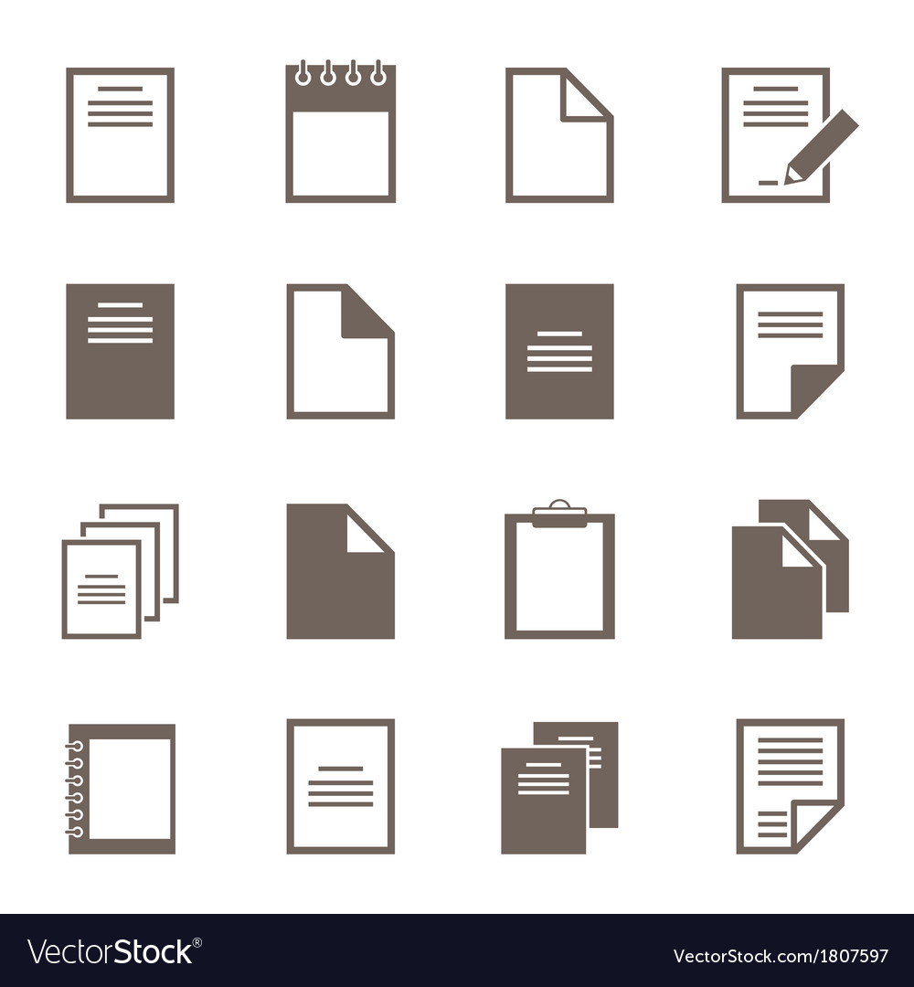 Document Icons Set