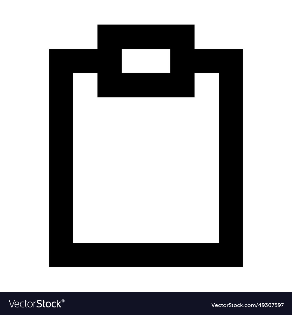 Paste icon suitable for website ui design vector image Paste icon suitable for website ui design
