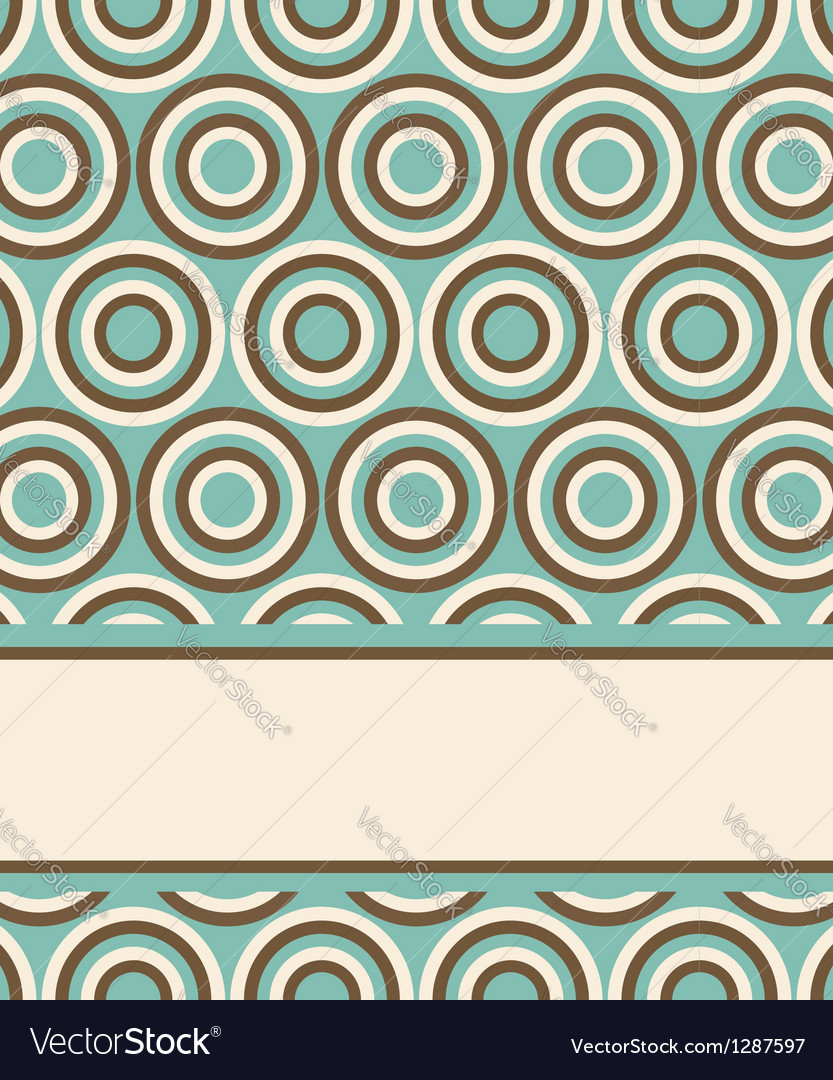Retro Circle Pattern