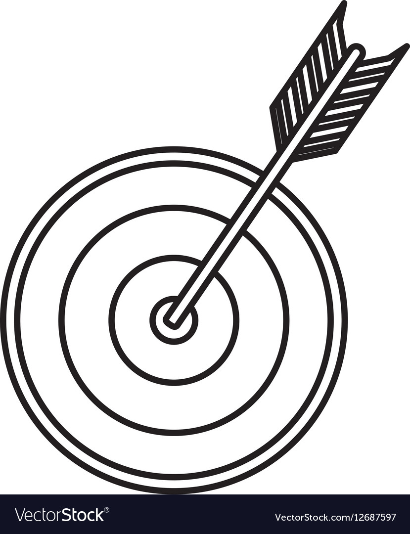 Round target dartboard