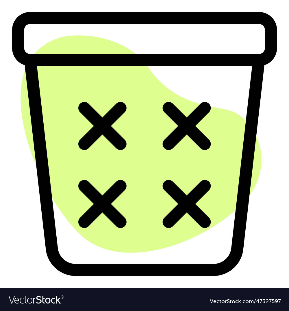 Small waste basket for individual use