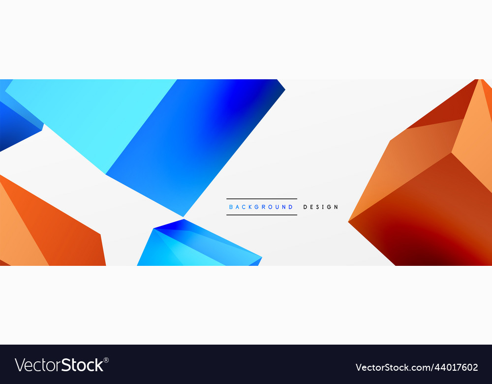 3d cubes abstract background composition Vector Image 3d cubes abstract background composition