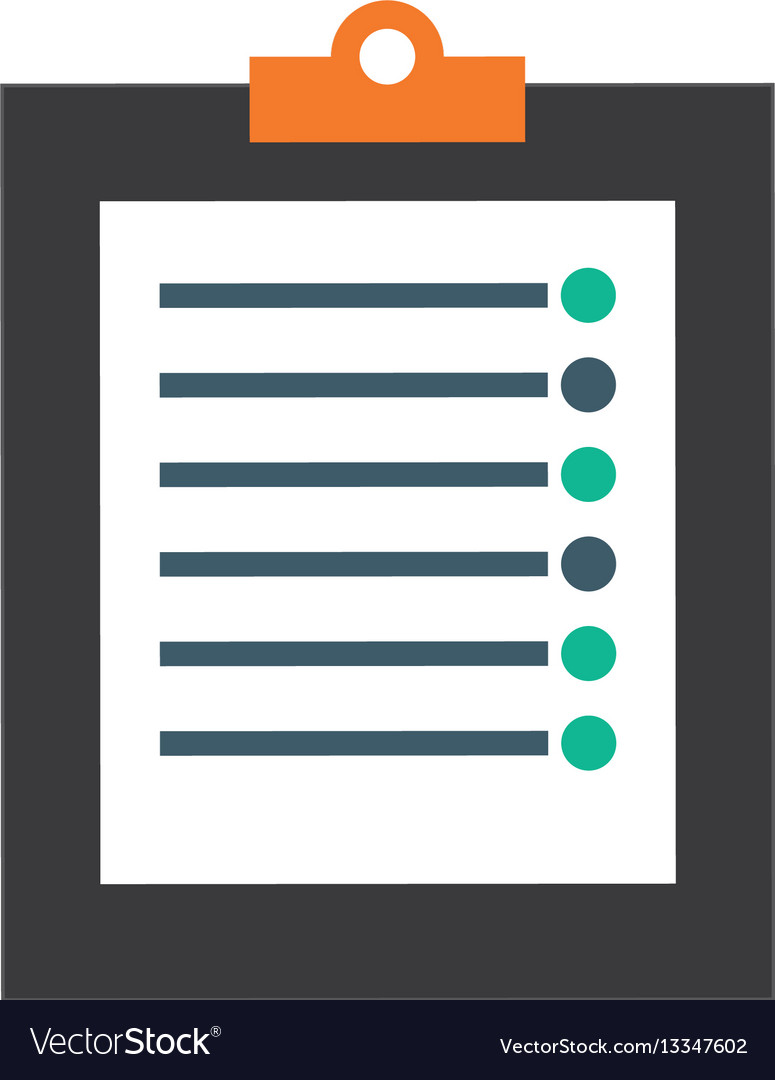 Checklist document sheet