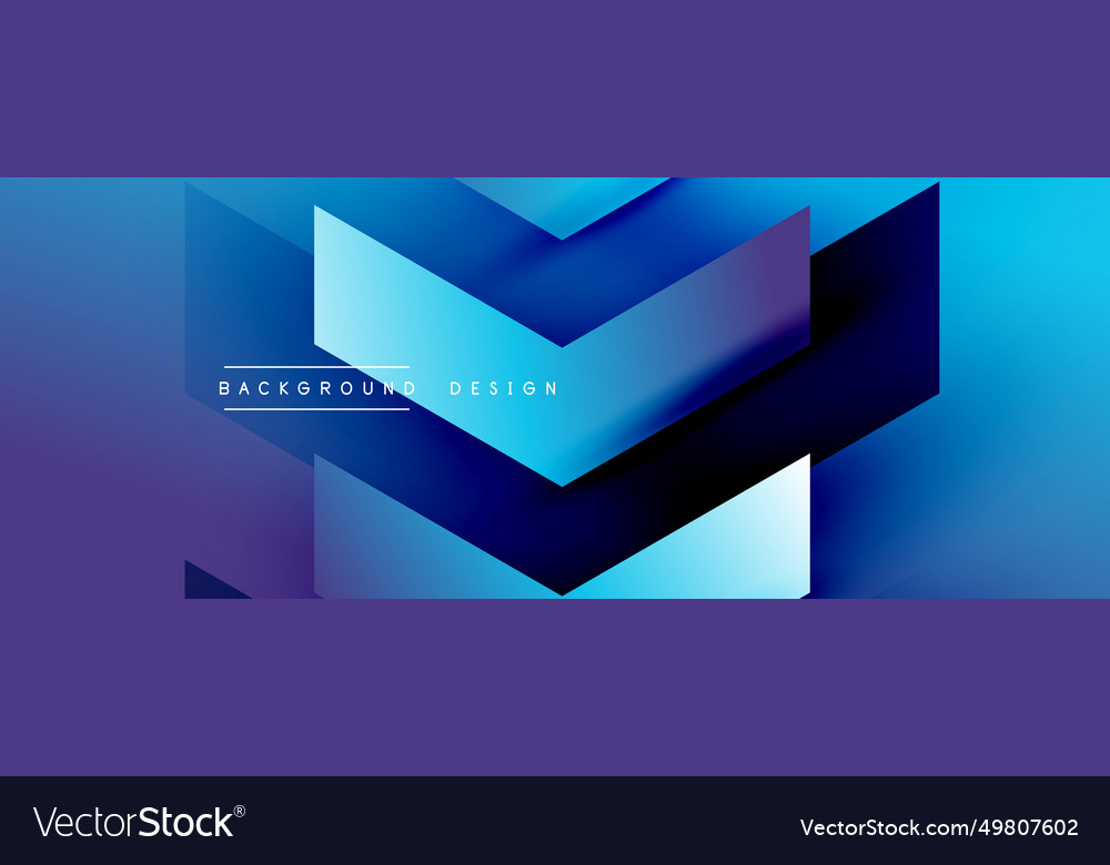 Geometric background adorned with dynamic arrows