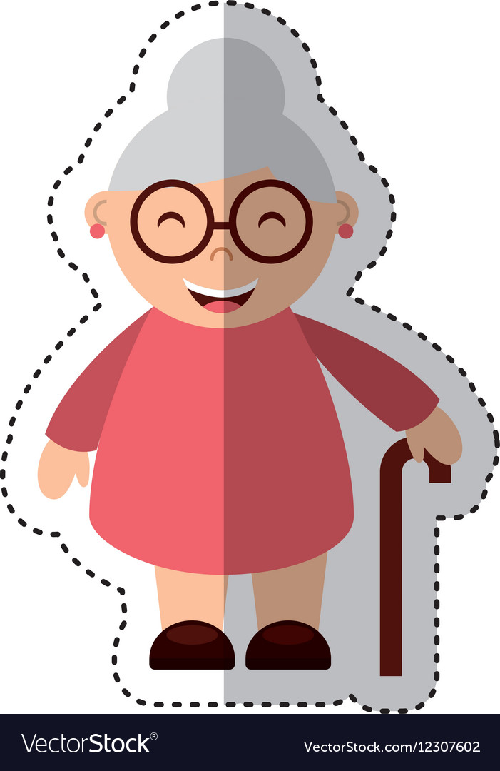 Grandmother avatar character icon