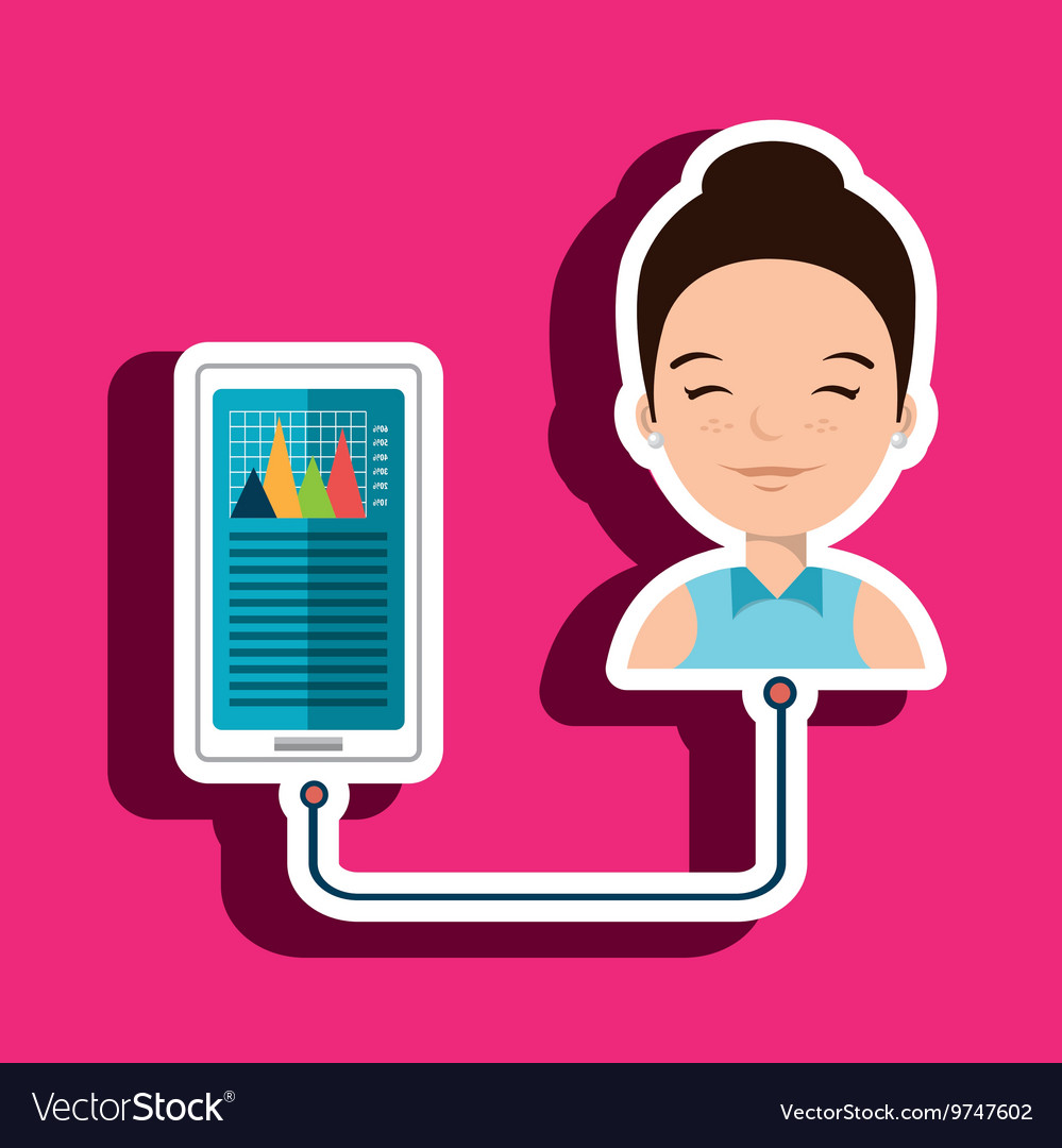 Man with safe box isolated icon design