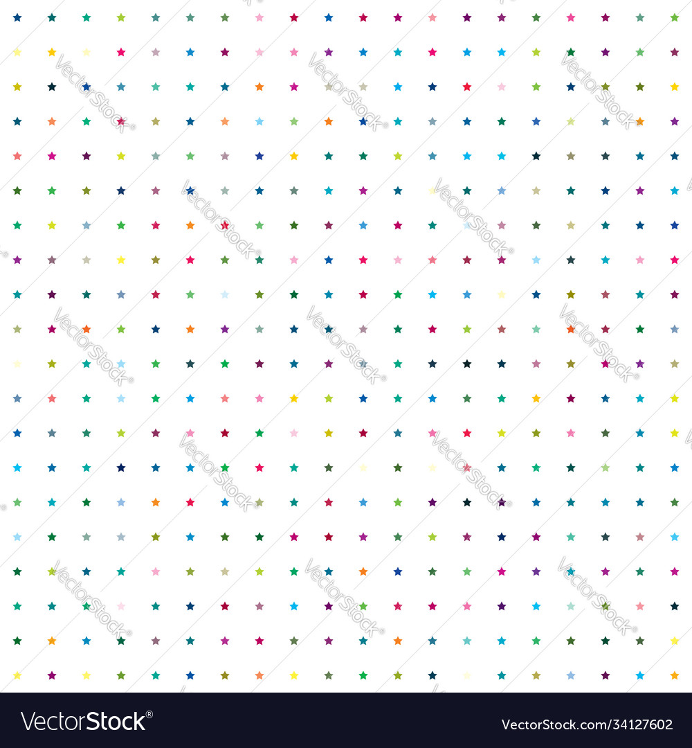 Repeatable star background pattern seamless vector image Repeatable star background pattern seamless