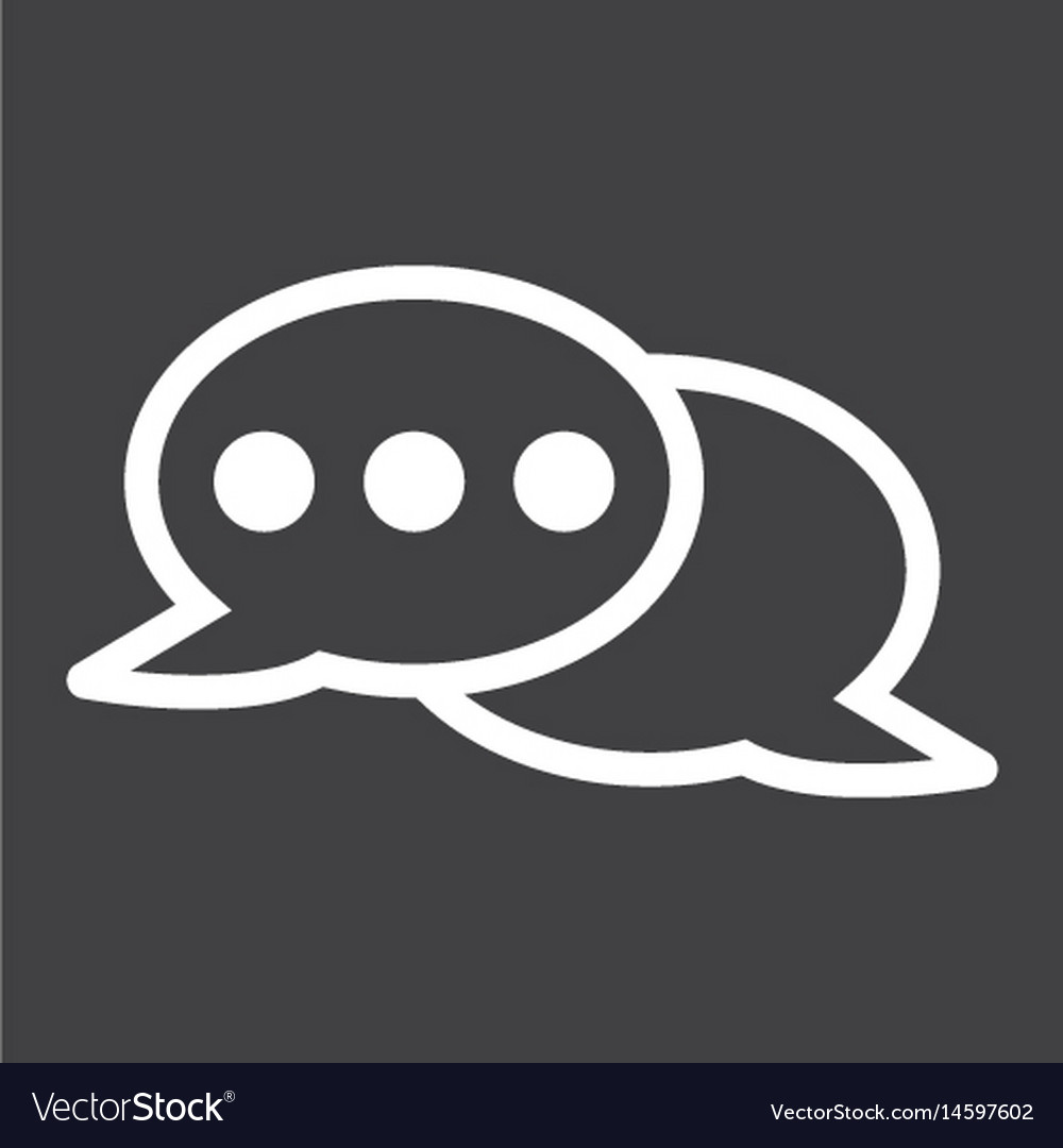 Speech Bubble Icon - Chat Communication