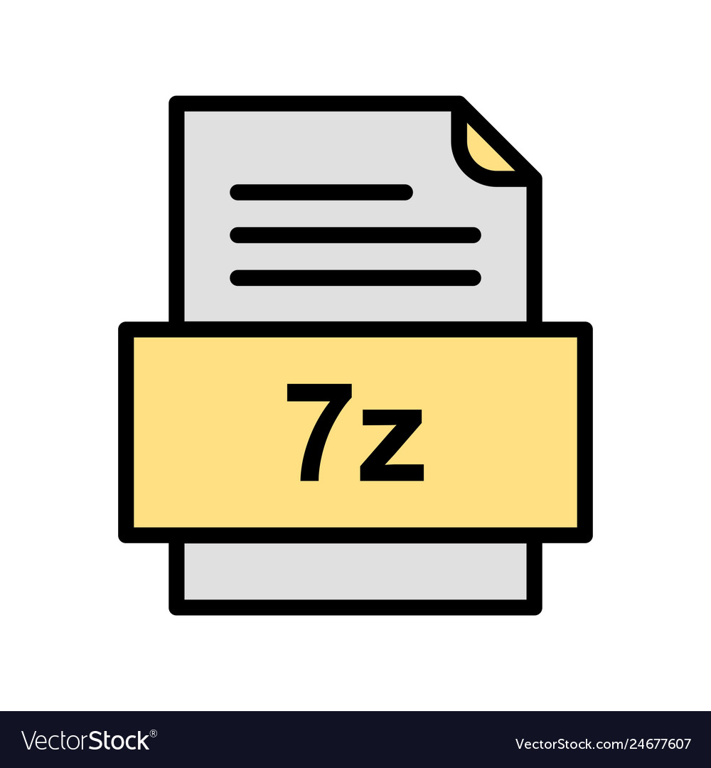 7z file document icon