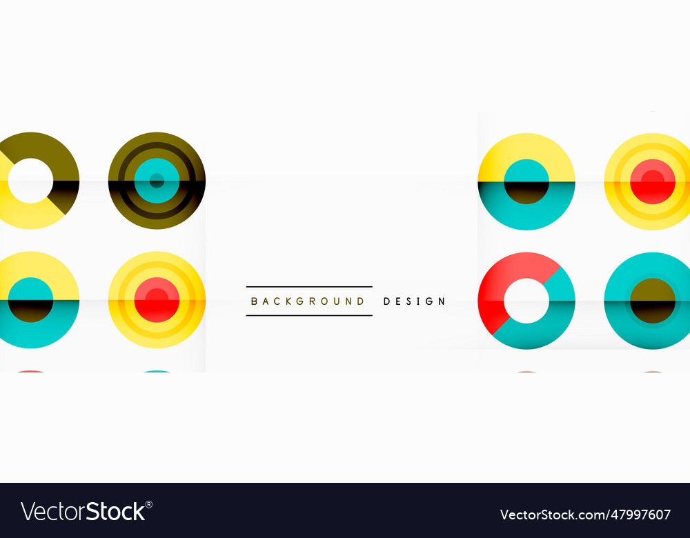Abstract background with circle symmetric grid vector image Abstract background with circle symmetric grid