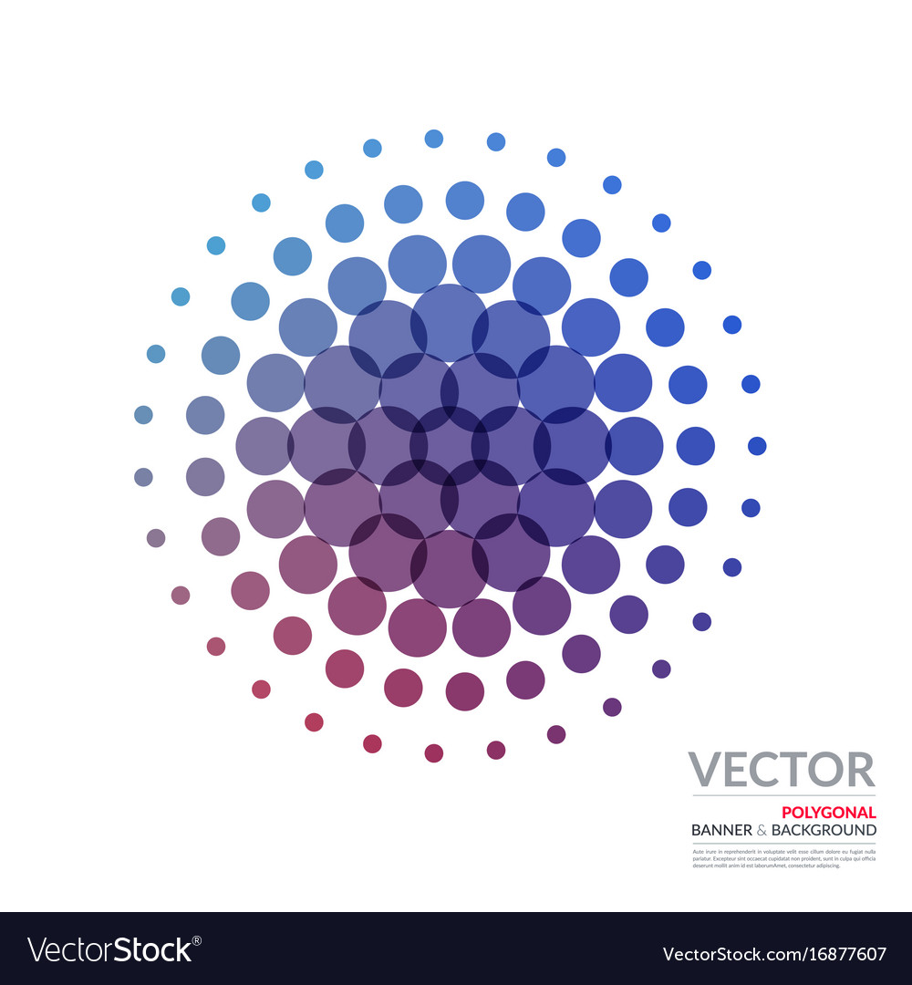Abstract design round elements for graphic