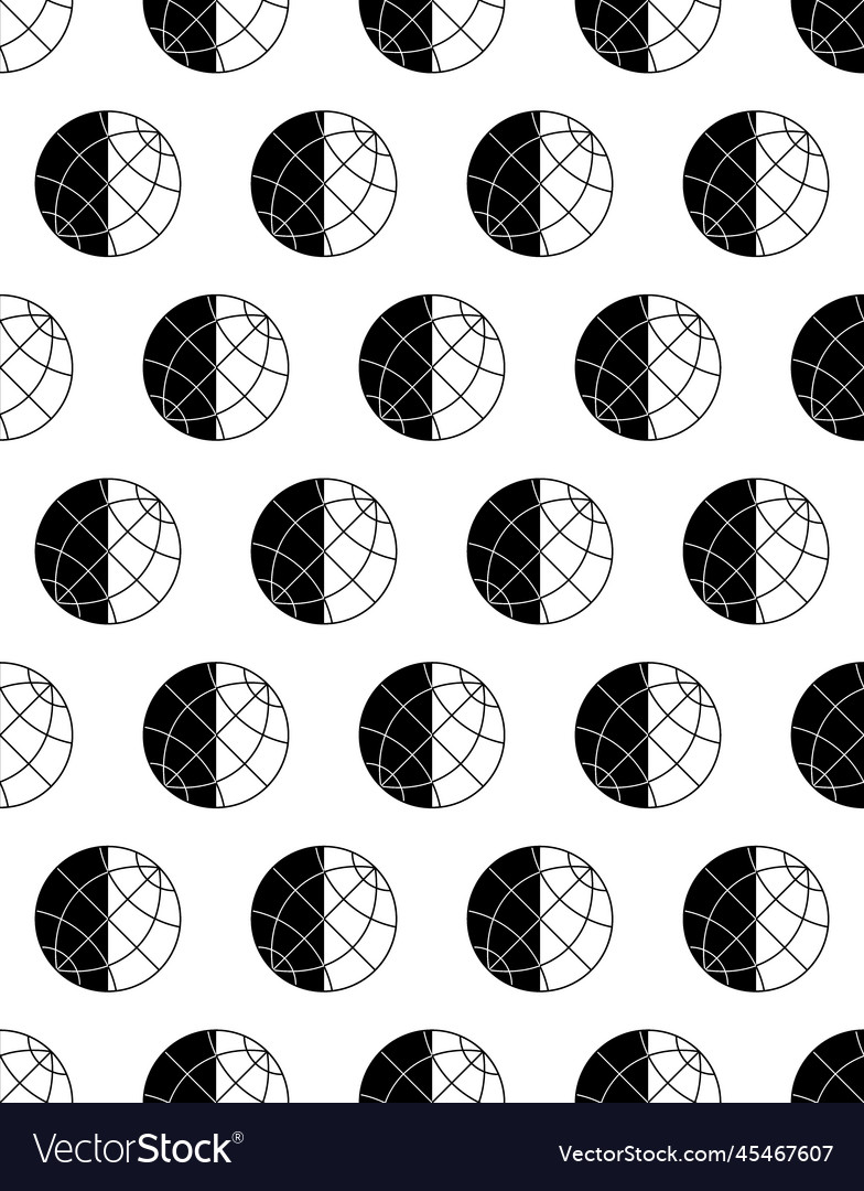 Abstract globe pattern