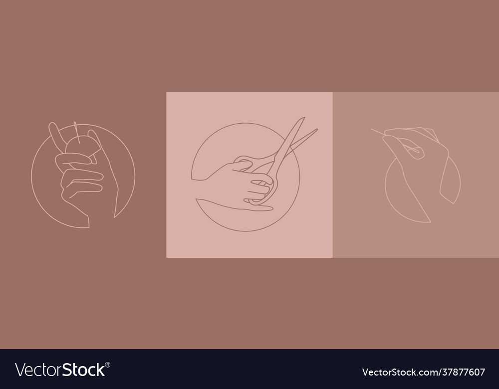 Linear icons set