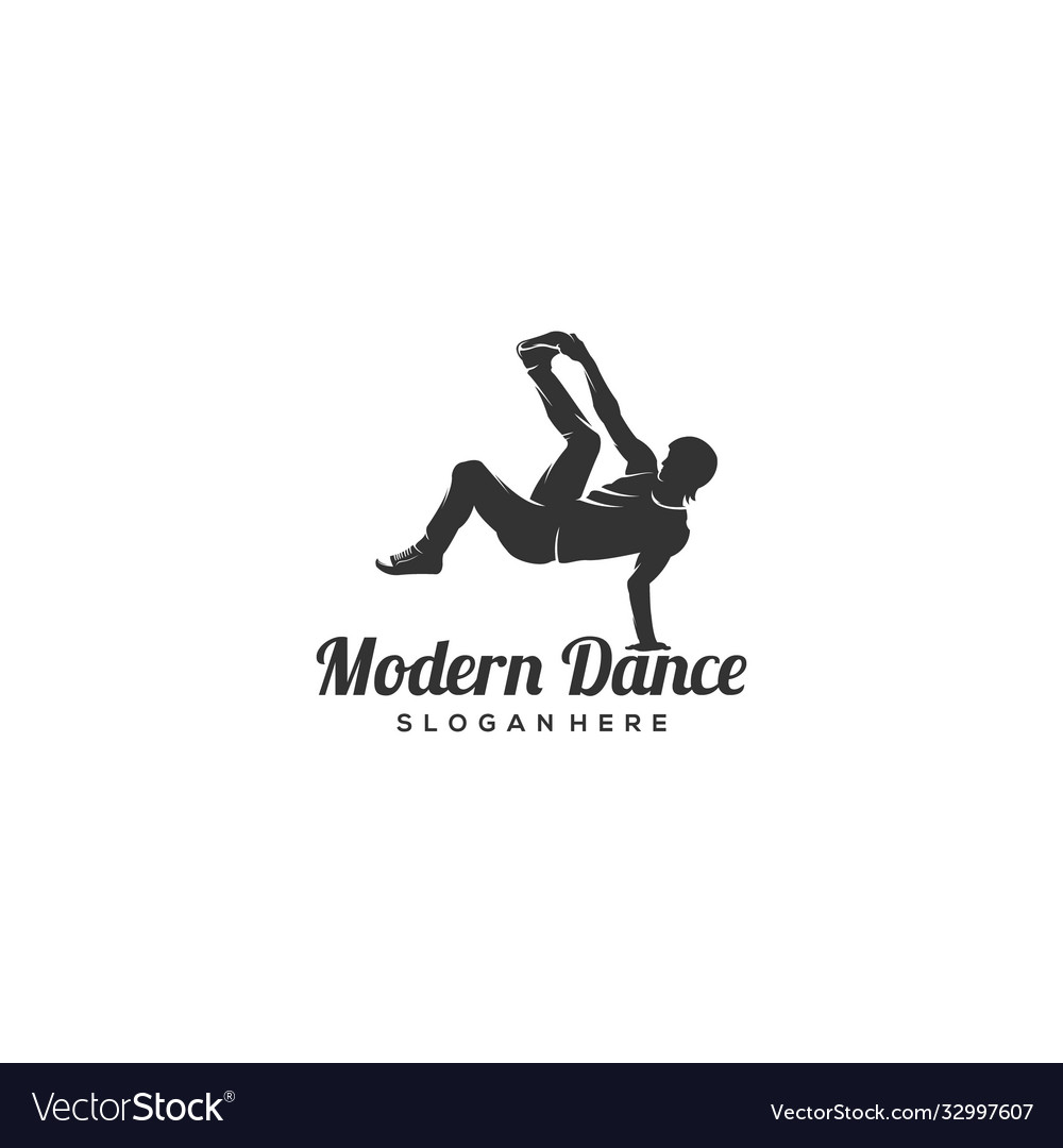 Modern dance vector image Modern dance