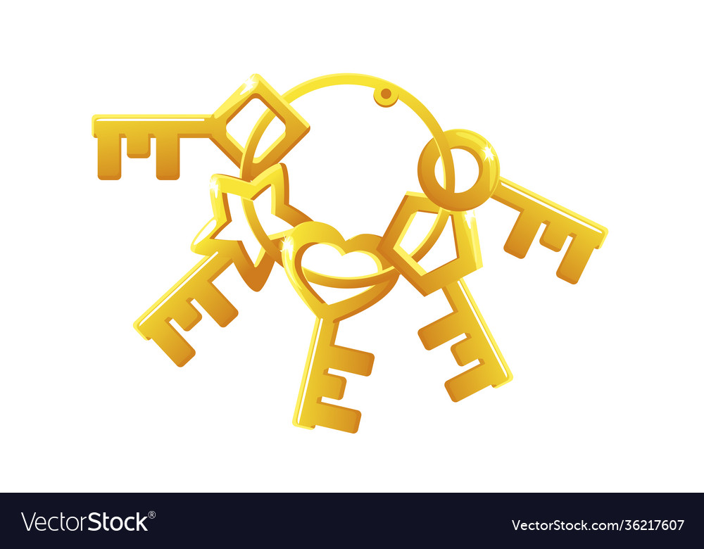 Set golden keys in a bunch