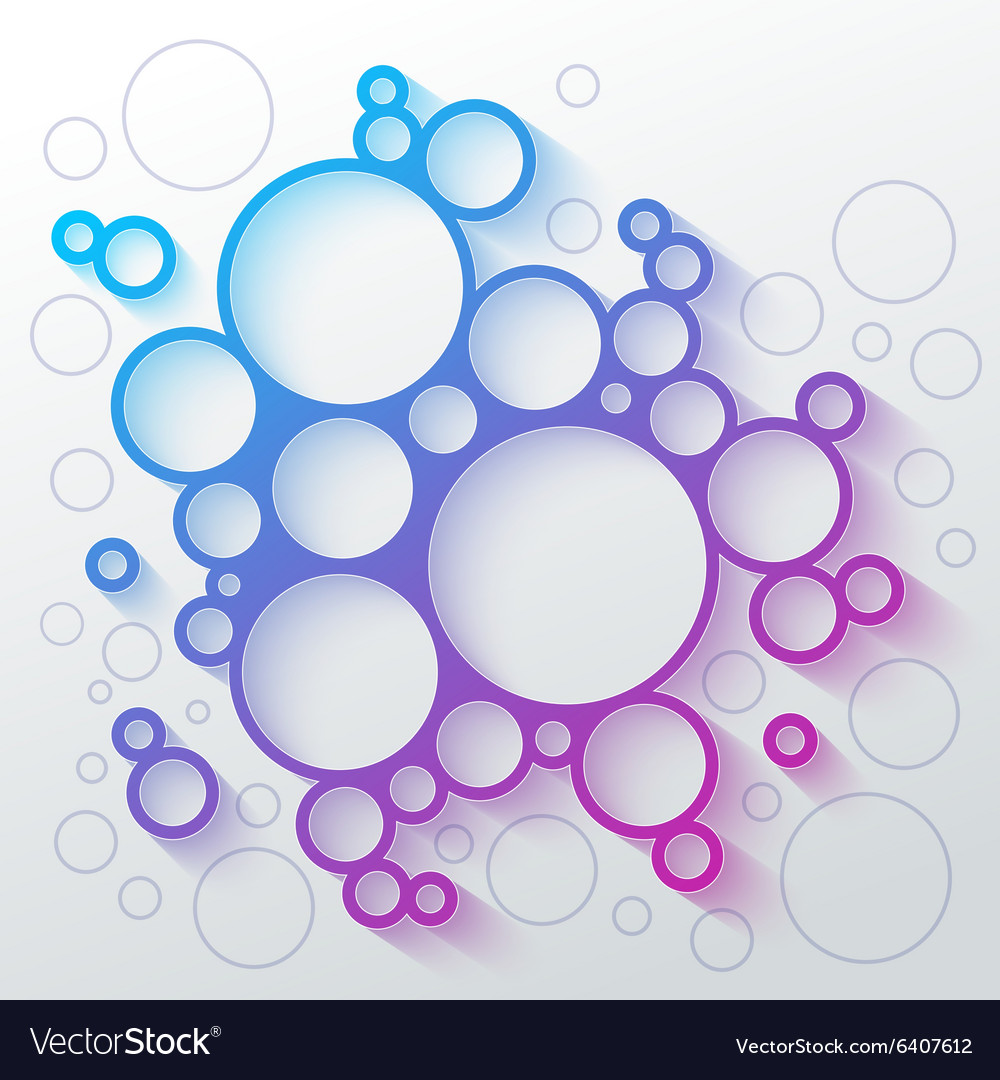 Abstract Colorful Circles Gradient