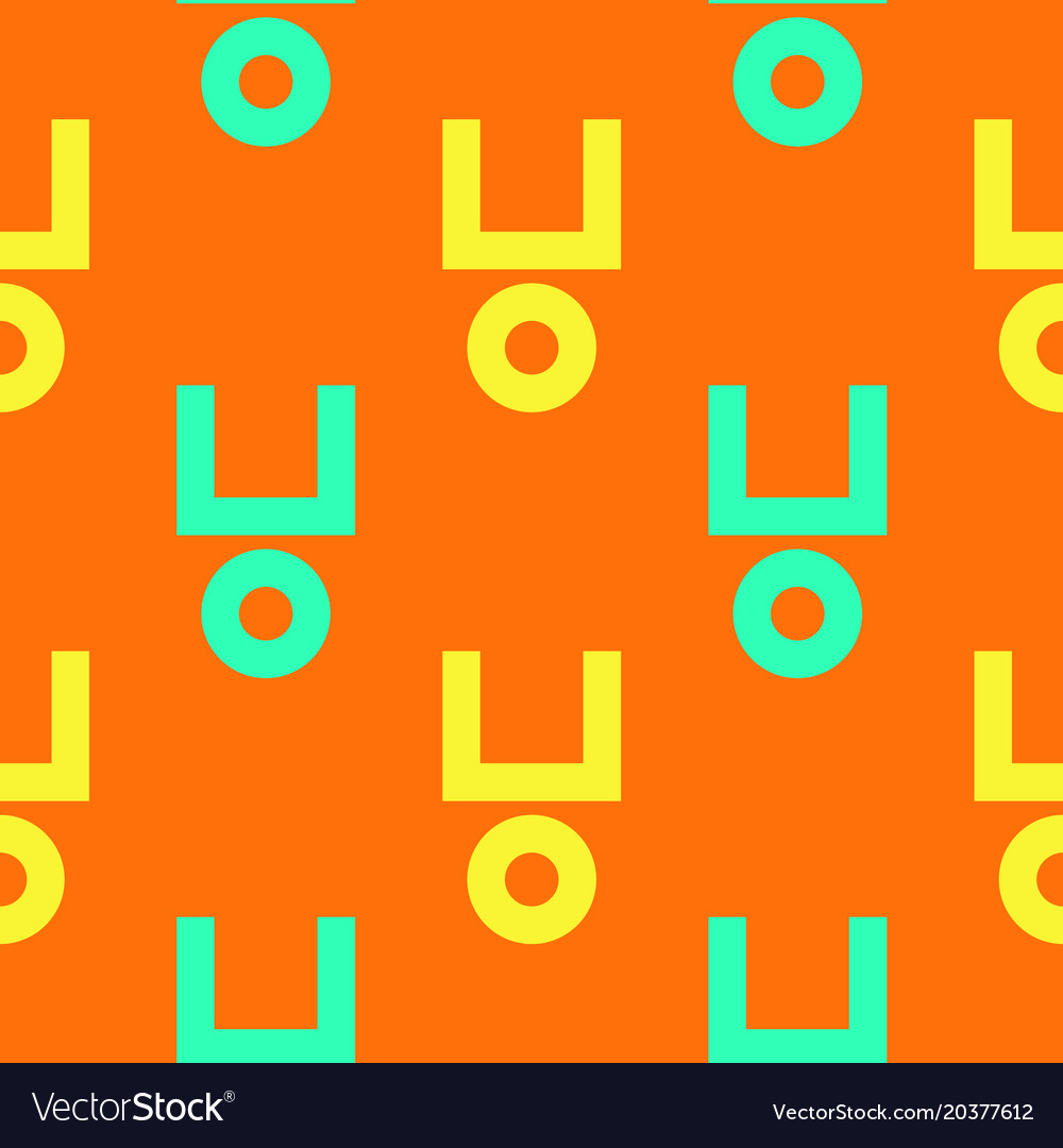 Jumping back seamless pattern