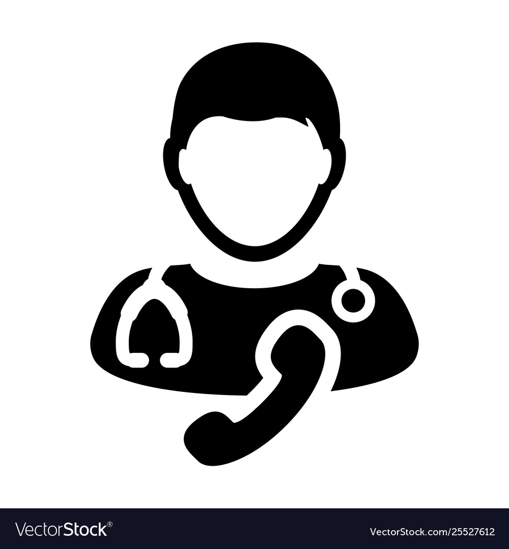 Nurse icon male person profile avatar symbol