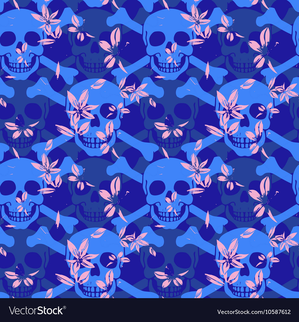 Skull Seamless Pattern
