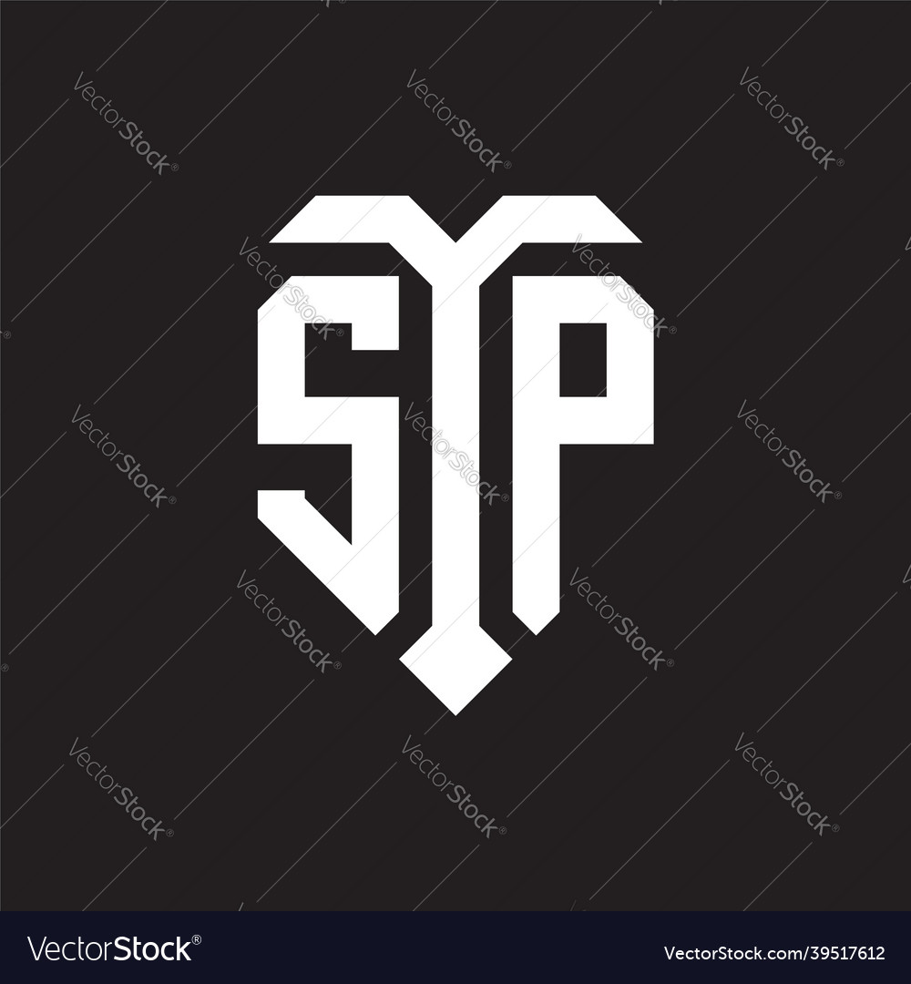 Sp logo monogram design template