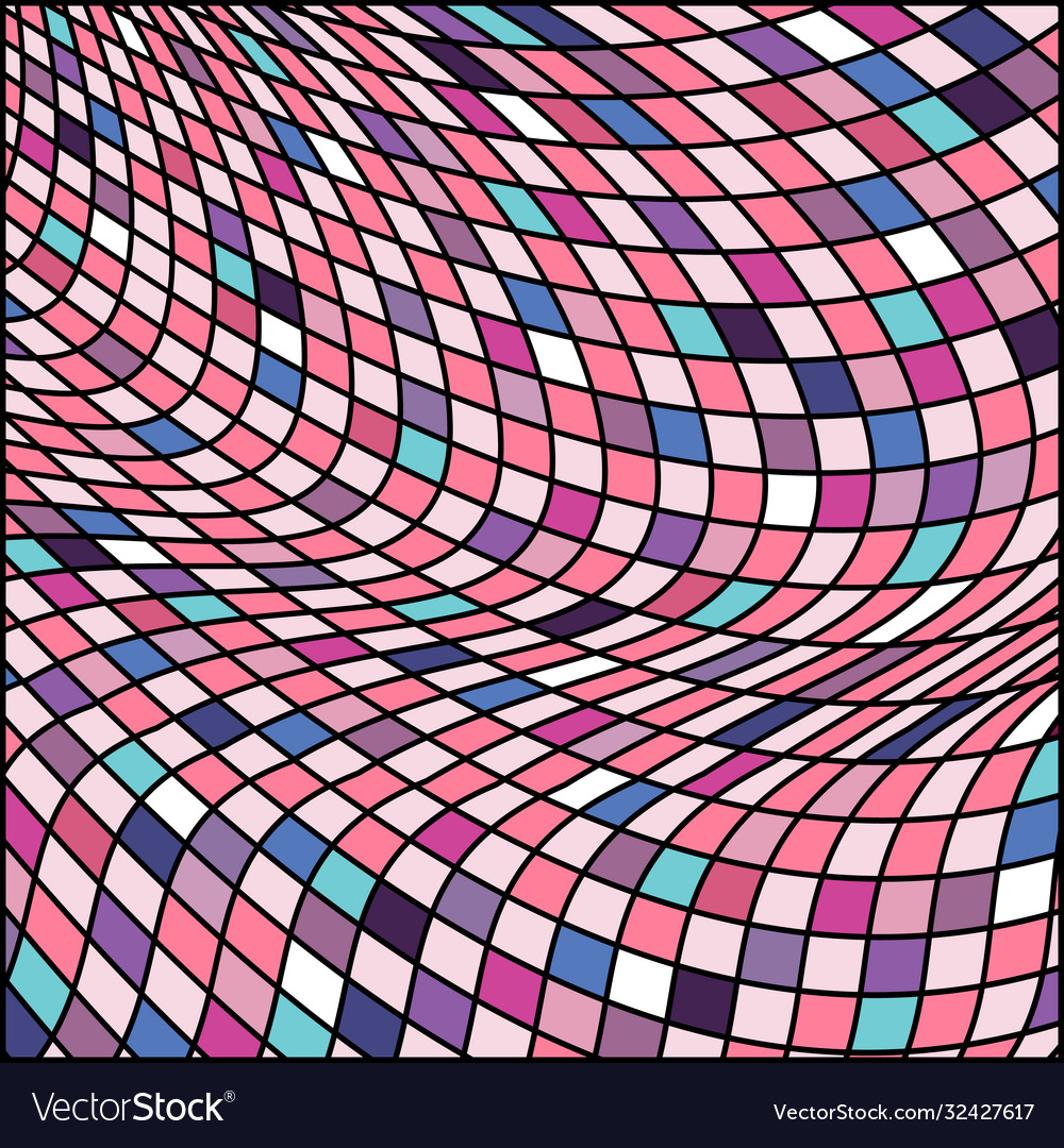 Abstract color grid pattern