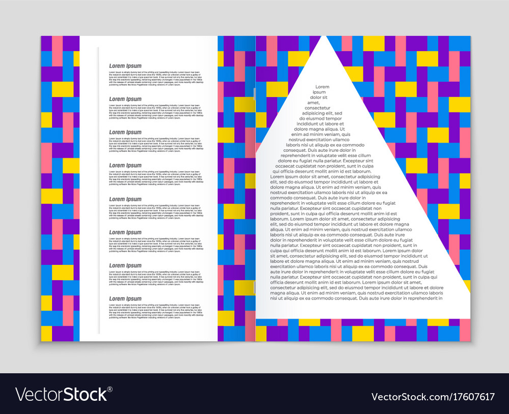 Abstract layout background set for art