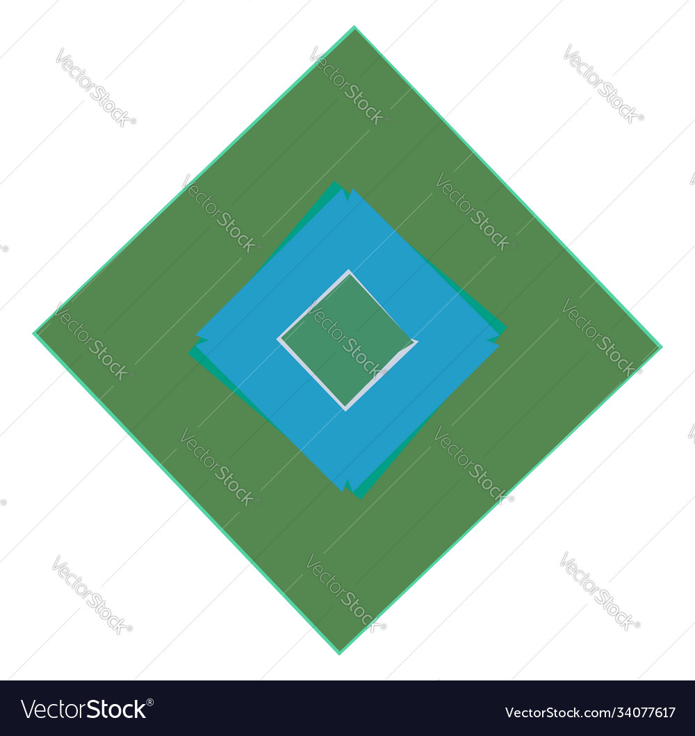 Abstract random geometry shape generative art