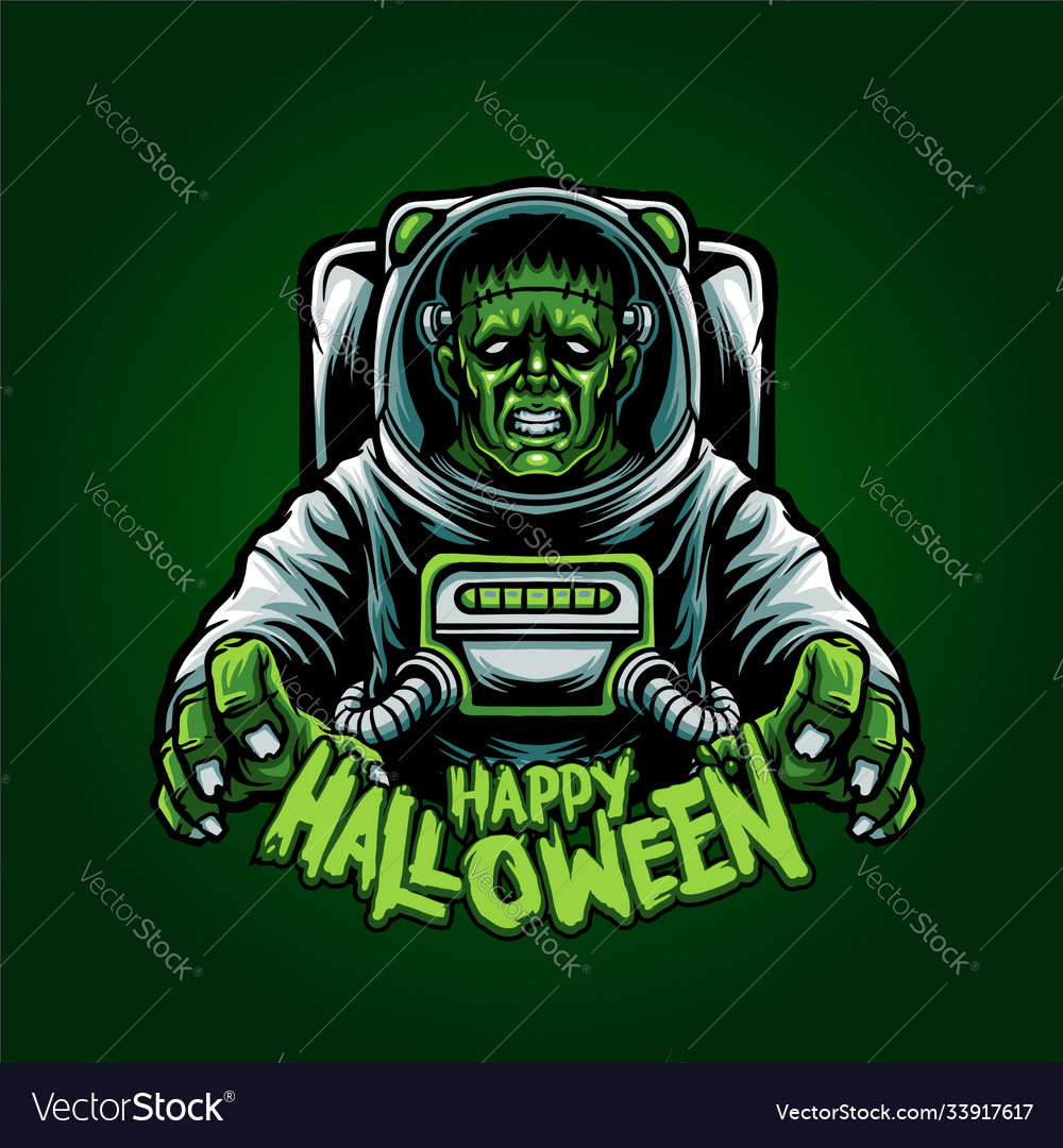 Astronaut franky happy halloween