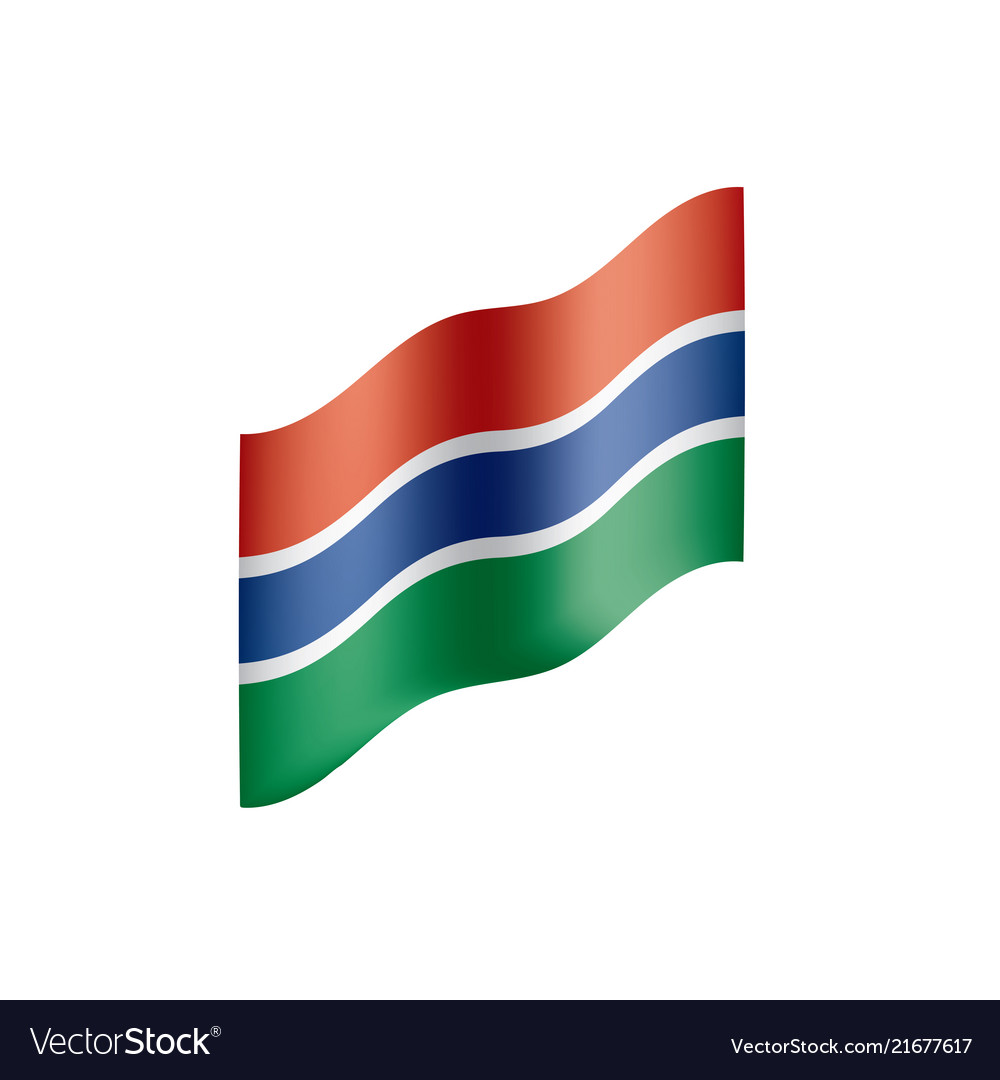 Gambia Flagge