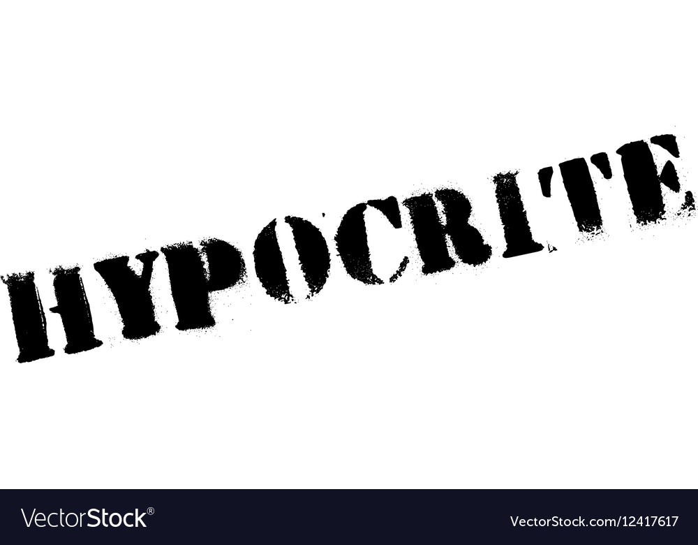 Hypocrite Rubber Stamp Royalty Free Vector Image