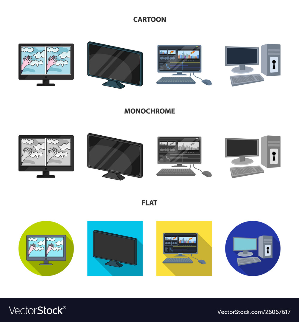Isolated object screen and computer symbol set