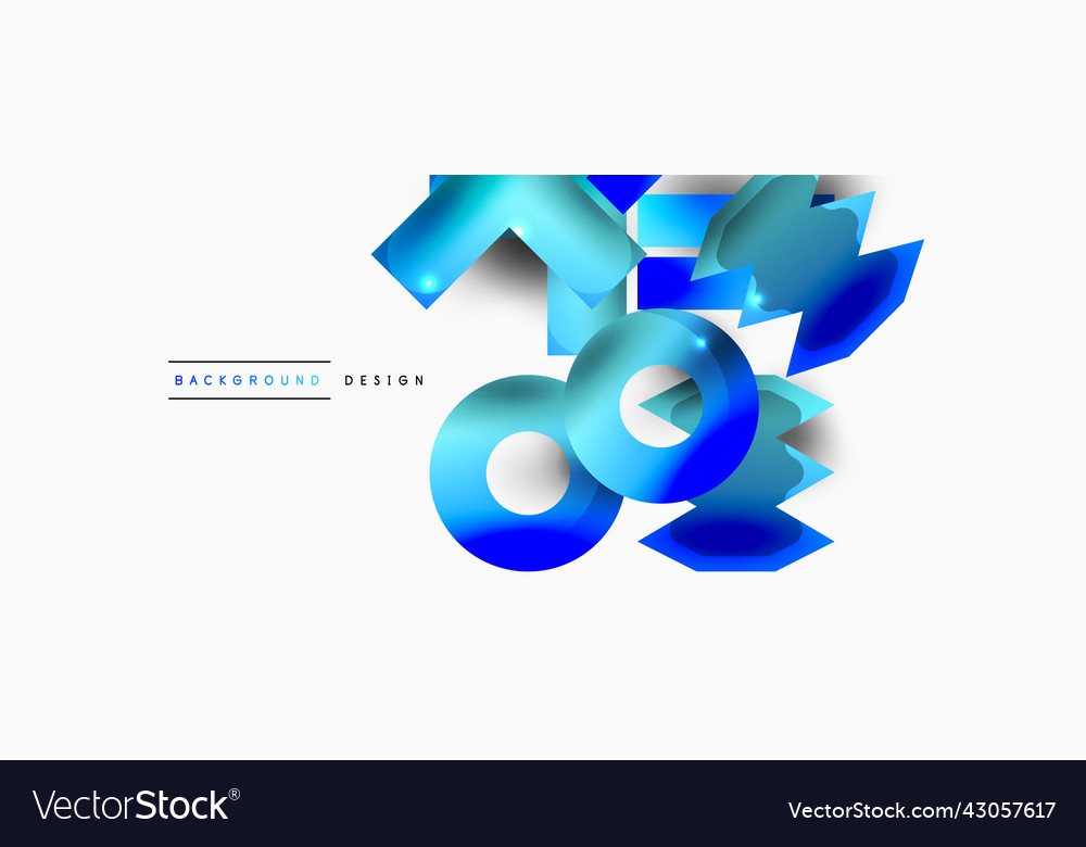 Minimal geometric abstract background primitive