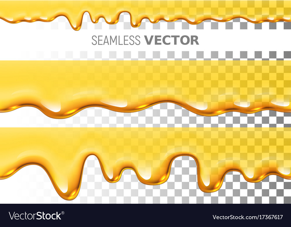 Transparent Dripping Honey Pattern
