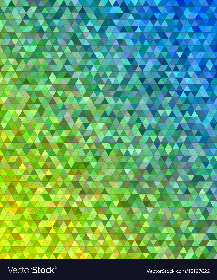 Abstract regular triangle mosaic background design