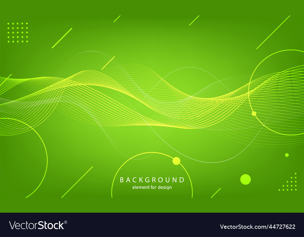 Abstract wave background element for design vector image Abstract wave background element for design