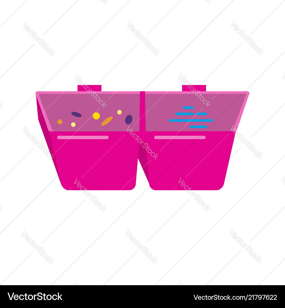 Bird Hanging Feeder Icon In Flat Style Royalty Free Vector