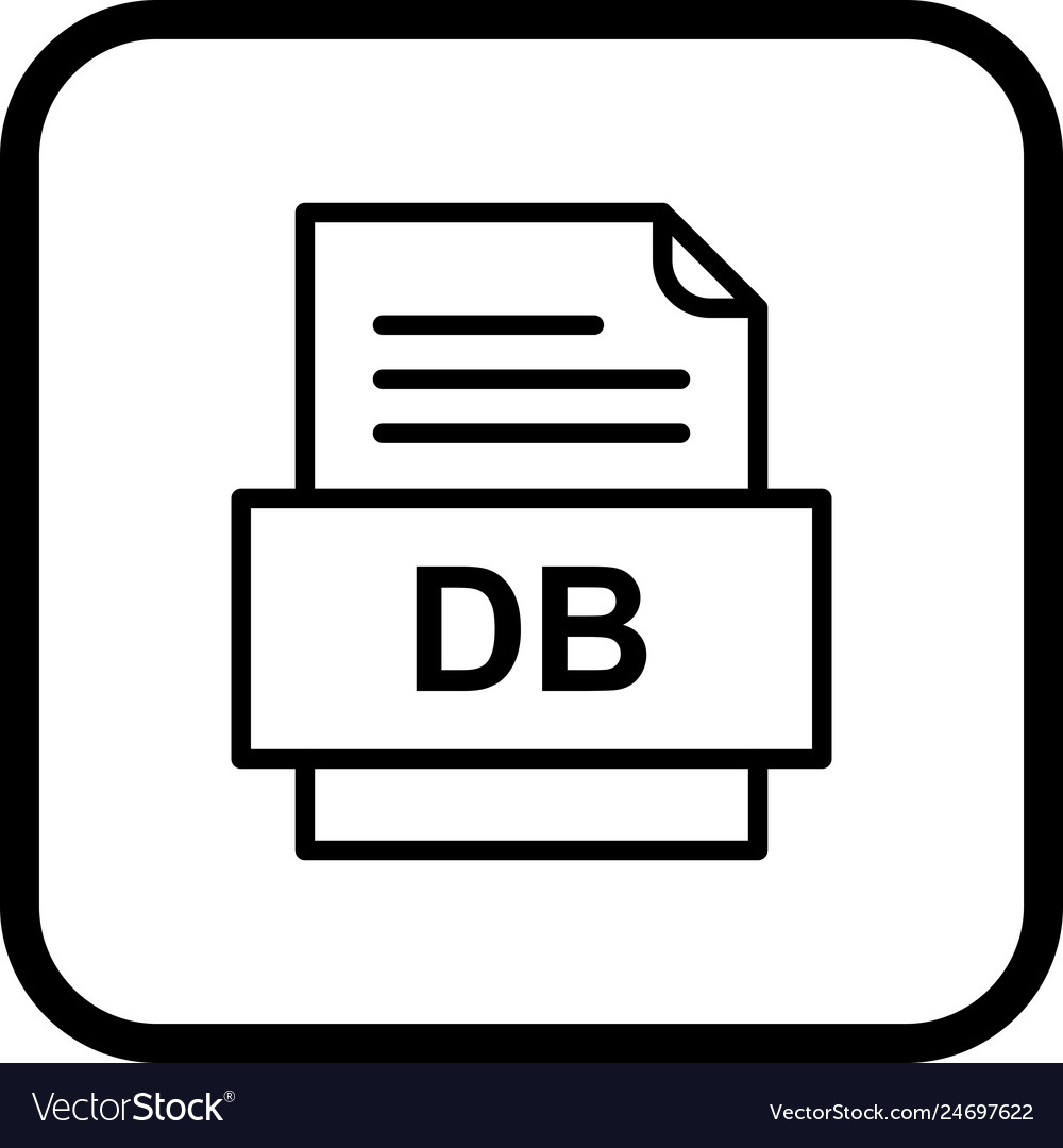 Db file document icon