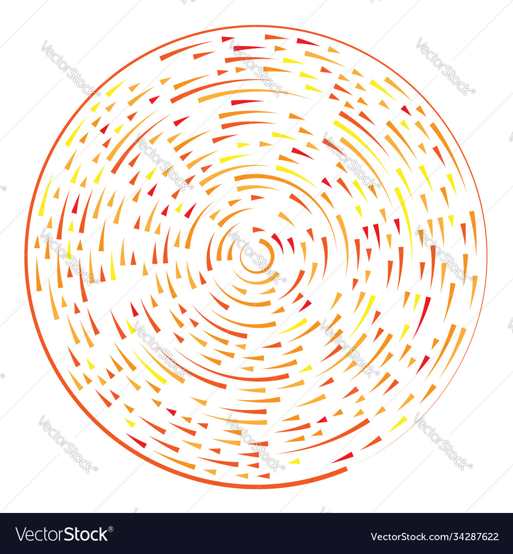 Radial radiating lines abstract burst element vector image Radial radiating lines abstract burst element