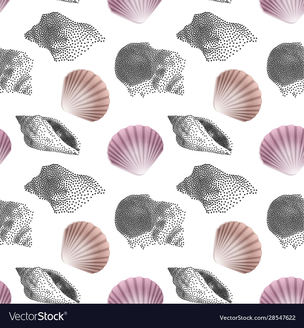 Nahtloses endloses Muster mit Print bunt vector image Nahtloses endloses Muster mit Print bunt